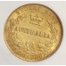 AUSTRALIA 1866 . ONE  1 SOVEREIGN . GOLD . SLABBED